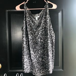Old Navy lace print tank 2X